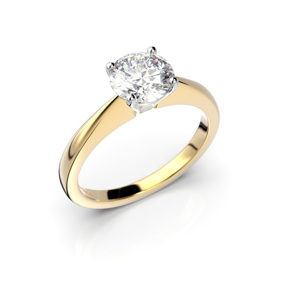 Festive Vanessa timanttisormus, kelta- ja valkokulta 558-100-KV