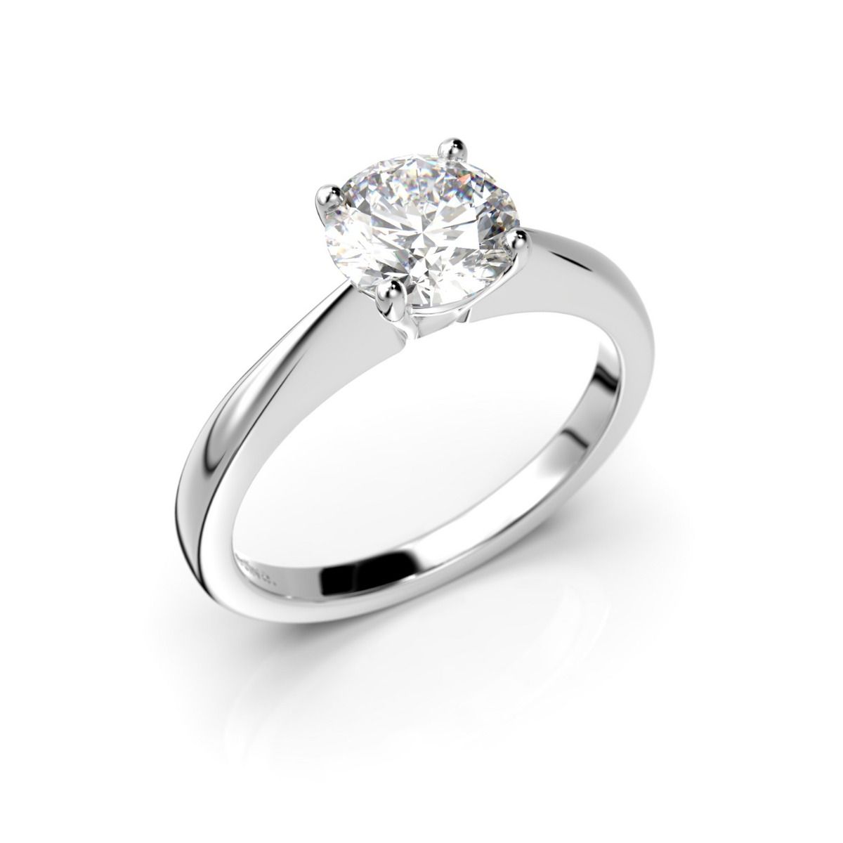 Festive Vanessa timanttisormus, valkokulta 558-100-VK