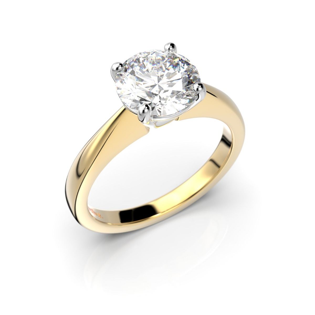 Festive Vanessa timanttisormus, kelta- ja valkokulta 558-150-KV