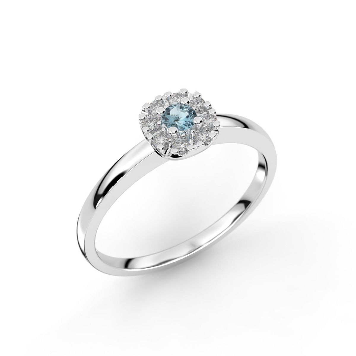 Festive Jasmin timanttisormus, valkokulta 562-015A-VK