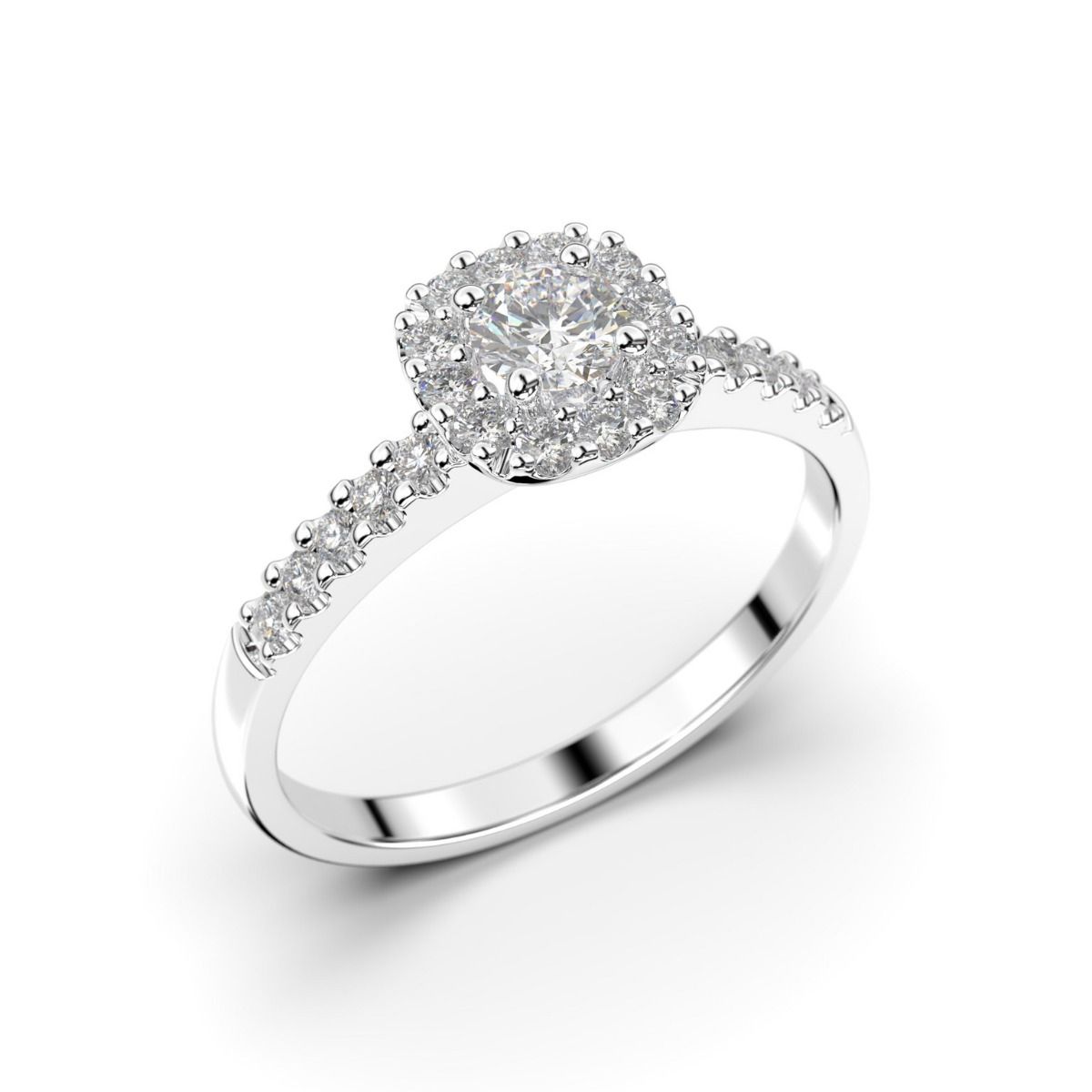 Festive Janette timanttisormus, platina 566-040-PT