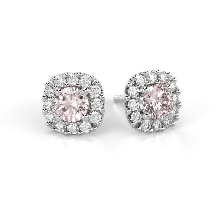 Festive Janette Korvakorut Morganiitti 0,60 ct 14k valkokulta 567-060MK-VK