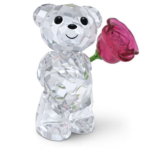 Swarovski Kris Bear A Rose with Love Kristallfigur 5691390
