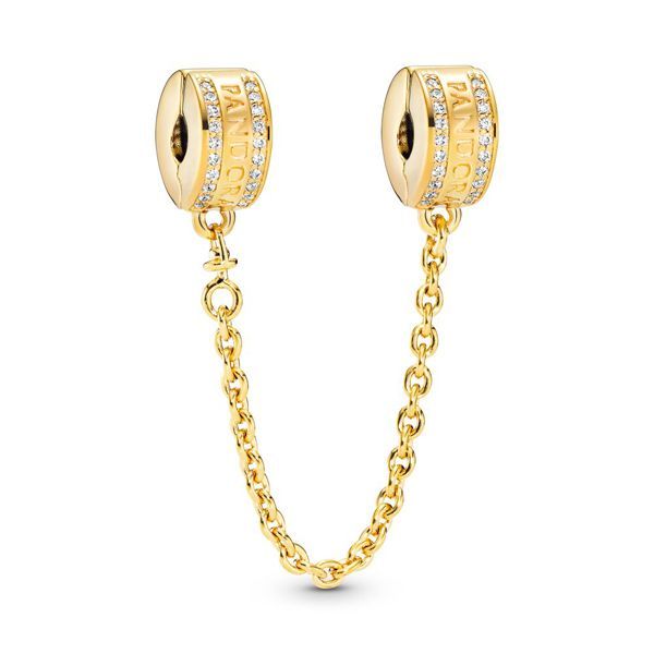 Pandora Logo Safety Chain Clip Charm turvaketju 768642C01-05