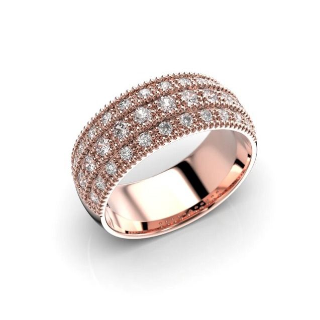 Festive Manuela Morganiitti timanttisormus, punakulta 579-052M-PK