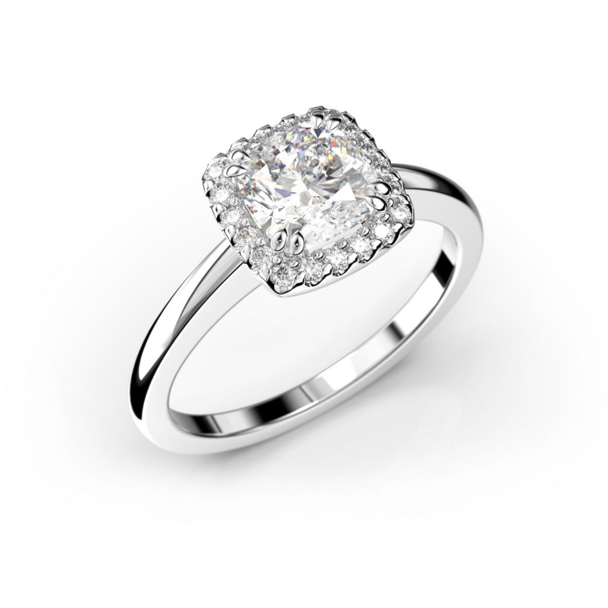 Festive Elsa timanttisormus, platina 587-090-PT