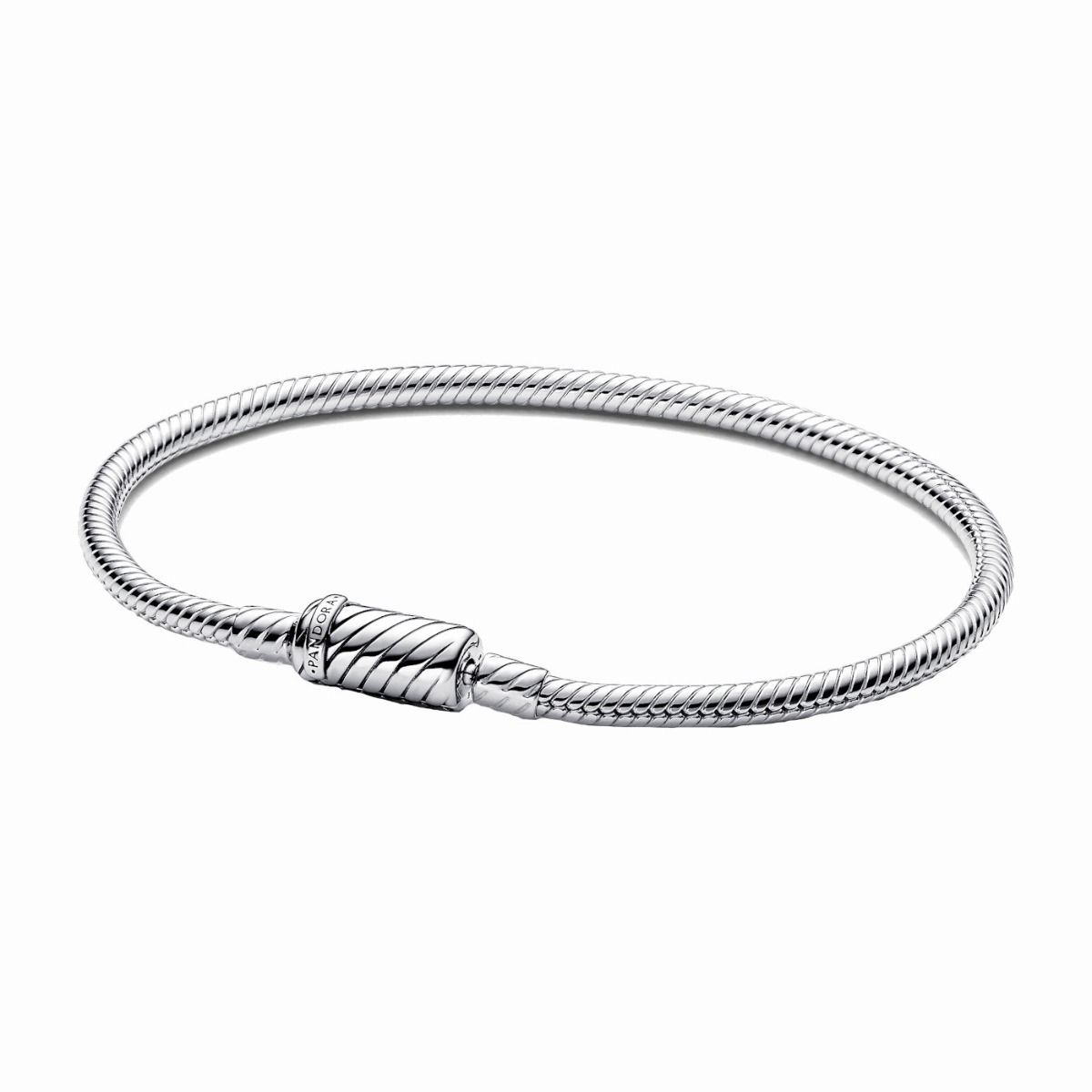 Pandora Moments Sliding Magnetic Clasp Snake Chain Armband 17 cm 590122C00