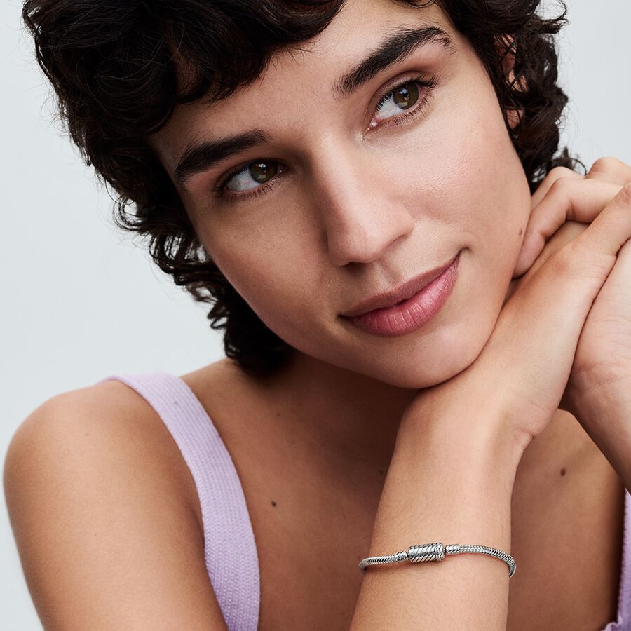  Pandora Moments Sliding Magnetic Clasp Snake Chain rannekoru 17 cm  590122C00