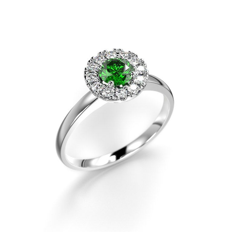 Festive Isabella Green timanttisormus 594-042G-VK