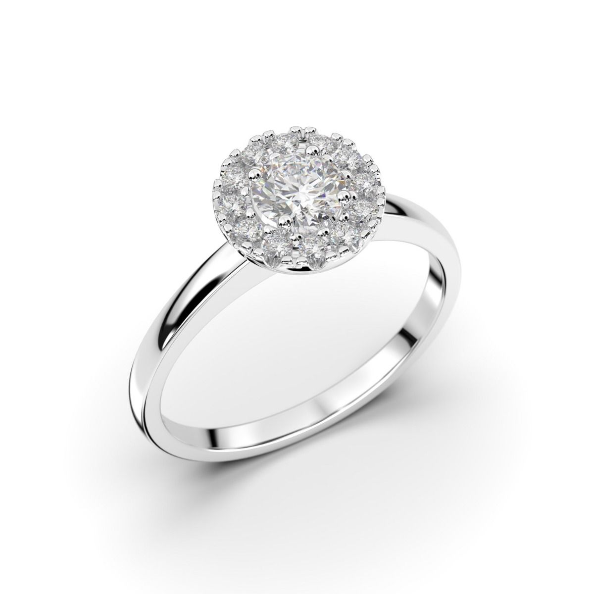 Festive Isabella timanttisormus, platina 594-042-PT