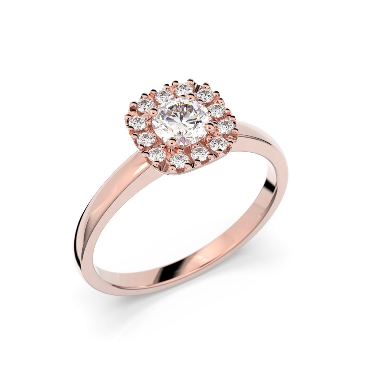 Festive Josefiina timanttisormus, punakulta 596-042-PK