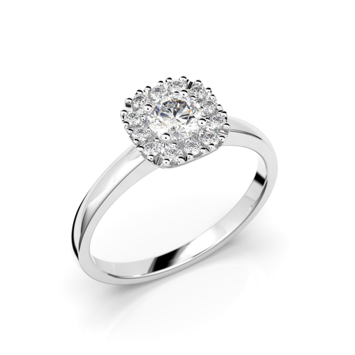 Festive Josefiina timanttisormus, platina 596-042-PT