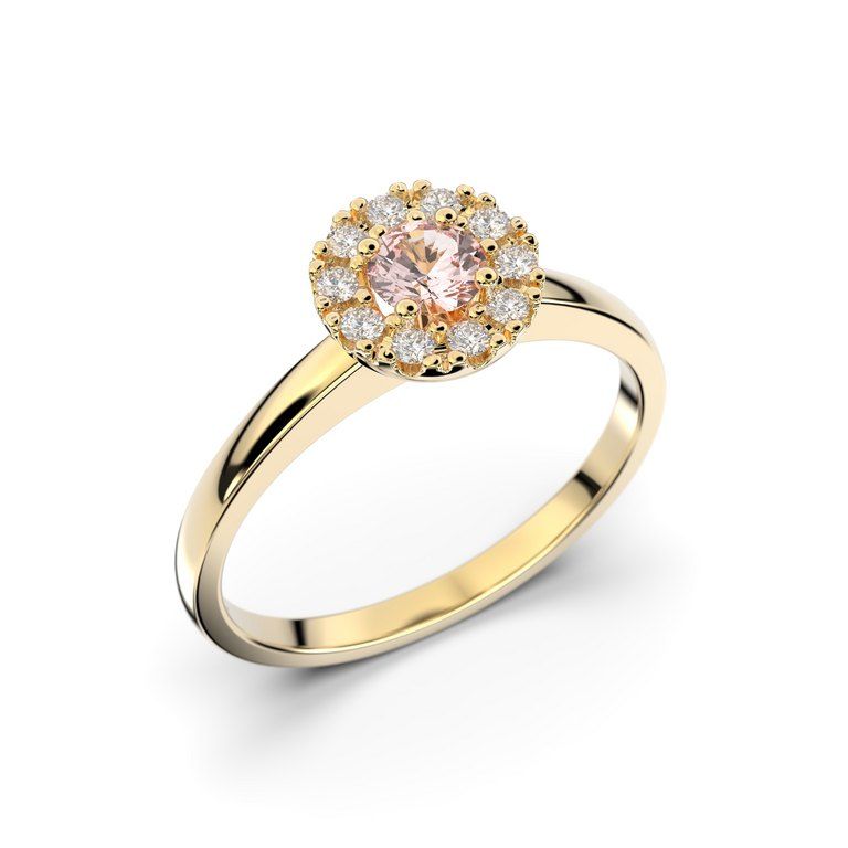 Festive Annabella sormus, keltakulta 598-028M-KK