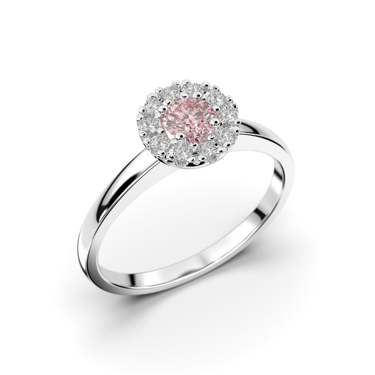 Festive Annabella Morganiitti timanttisormus, platina 598-028M-PT