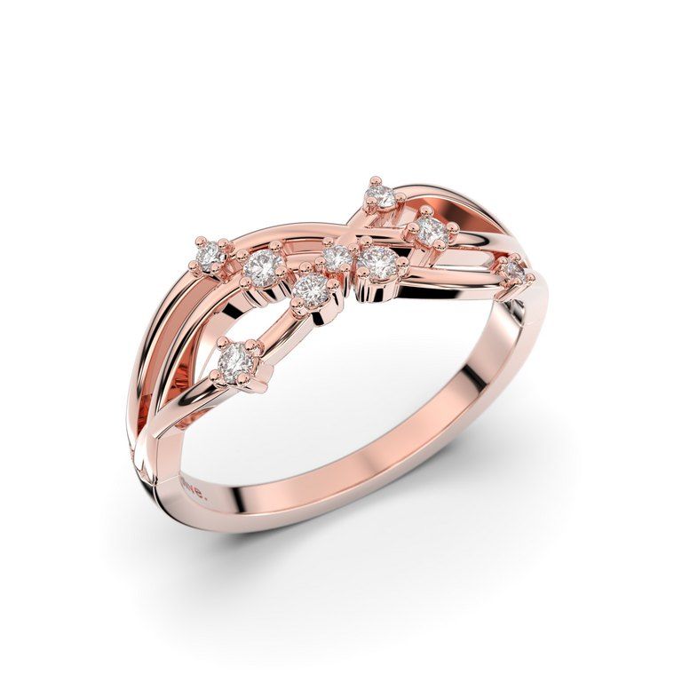 Festive Stella timanttisormus 602-012-PK