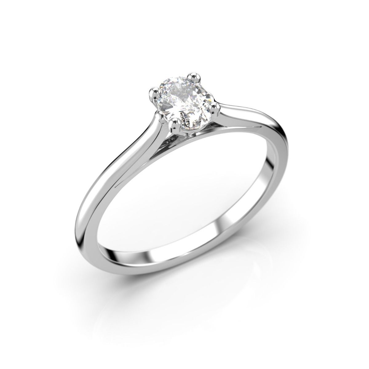 Festive Sesilia timanttisormus, platina 605-030-PT