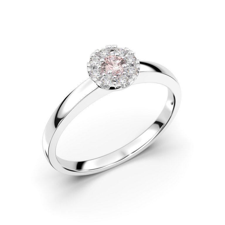 Festive Bella sormus, valkokulta 606-015M-VK