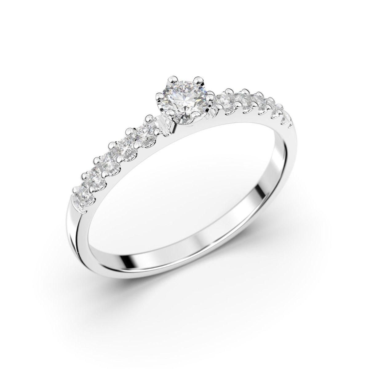 Festive Julie timanttisormus, platina 608-022-PT