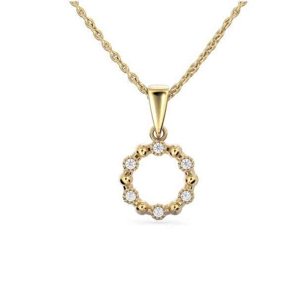 Festive Venus timanttiriipus, keltakulta 618-006R-KK