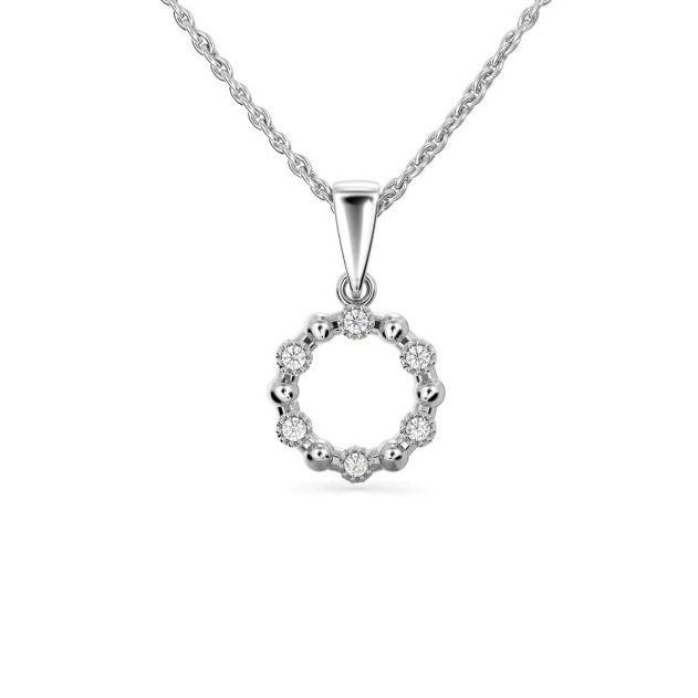 Festive Venus timanttiriipus, valkokulta 618-006R-VK