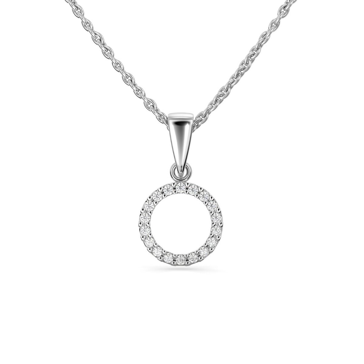 Festive Saturnus timanttiriipus, valkokulta 620-009R-VK