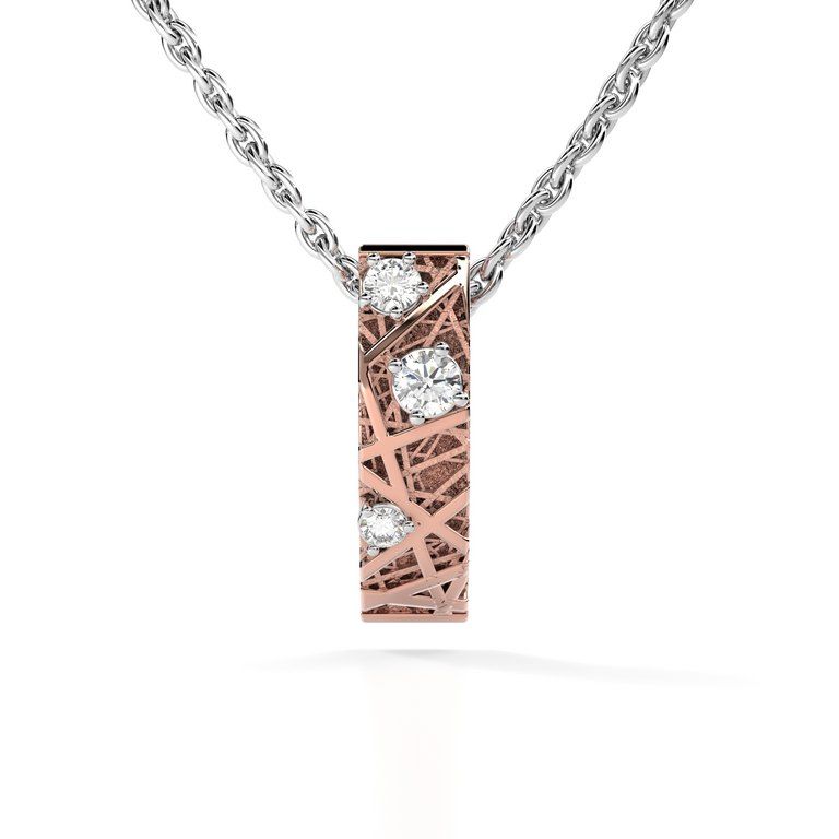 Festive Routa Timanttiriipus 3 mm/0,04 ct punakulta 626-004R-PK