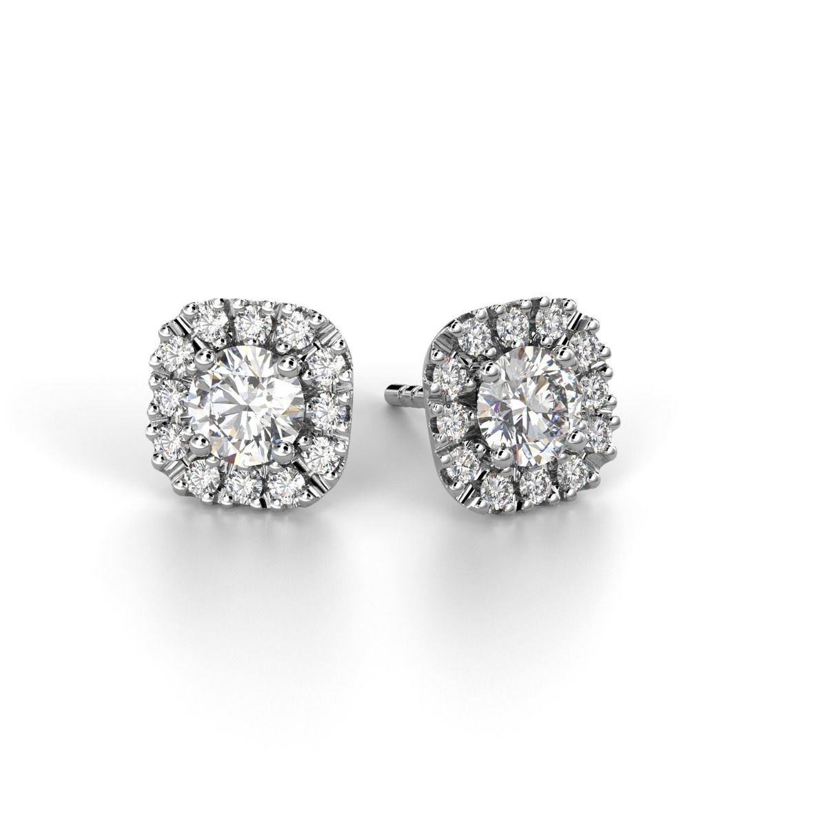 Festive Josefiina timanttikorvakorut, platina 631-084-PT