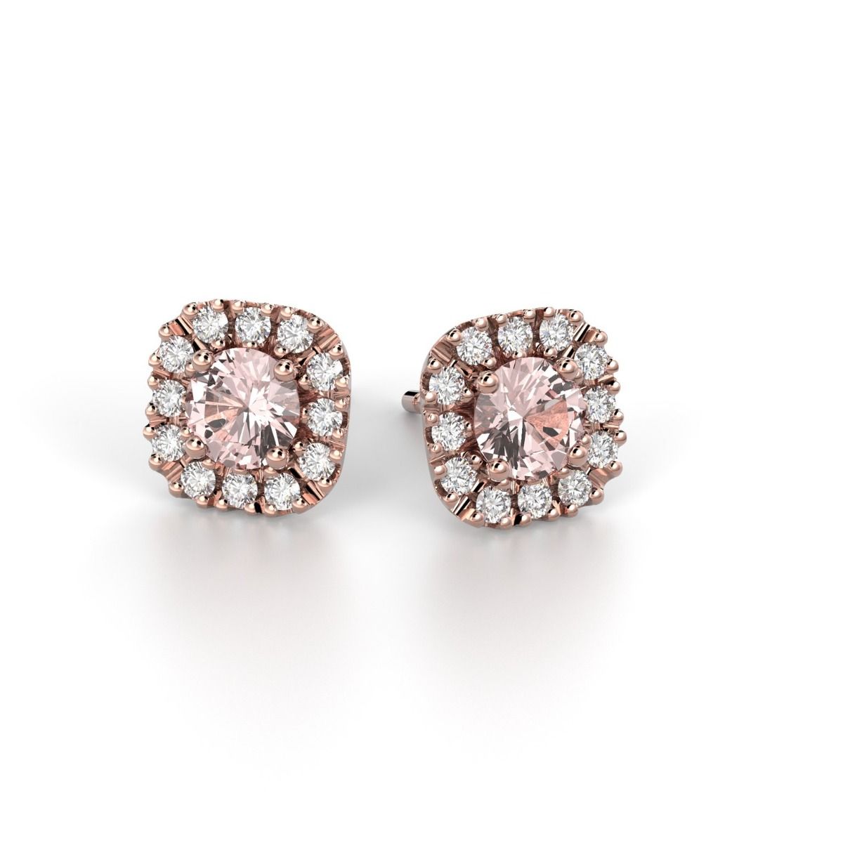 Festive Josefiina Morganiitti timanttikorvakorut, punakulta 631-084M-PK
