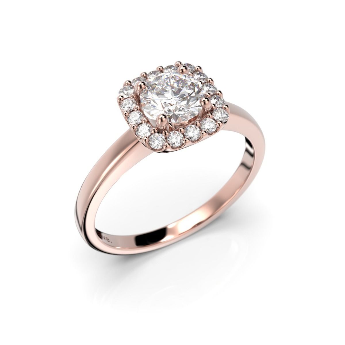 Festive Jemina timanttisormus, punakulta 634-066-PK