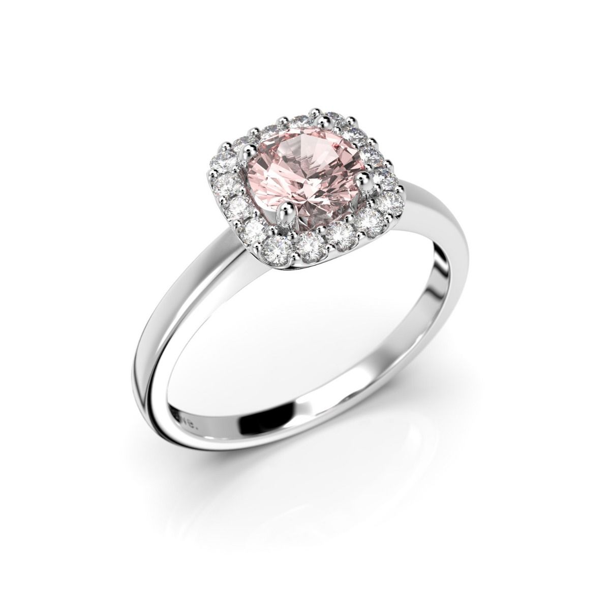 Festive Jemina Morganiitti timanttisormus, valkokulta 634-066M-VK