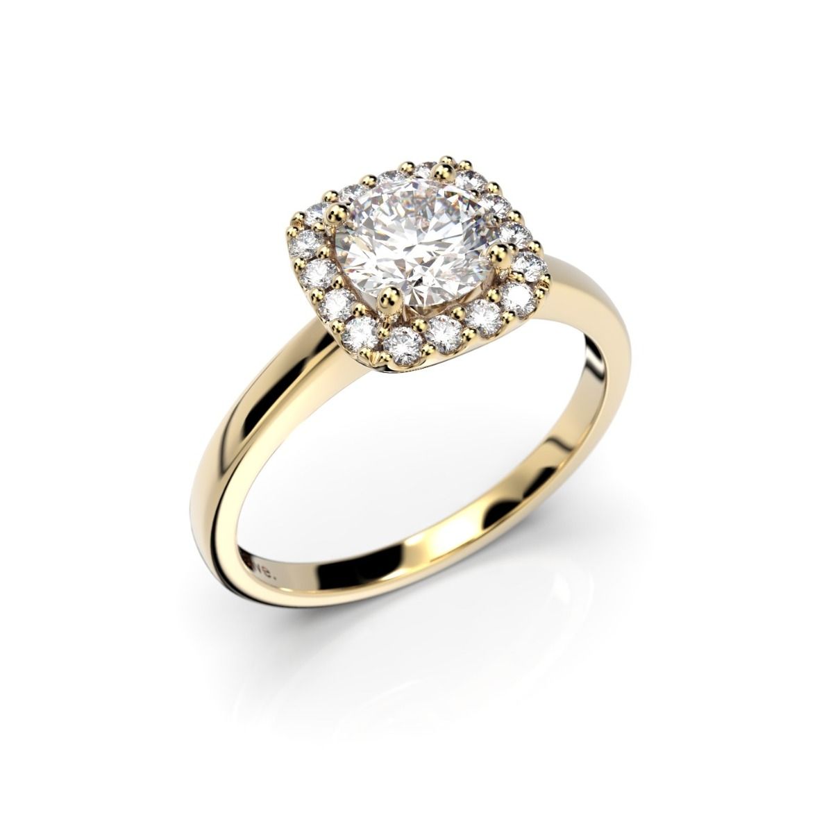 Festive Joanna timanttisormus, keltakulta 636-086-KK