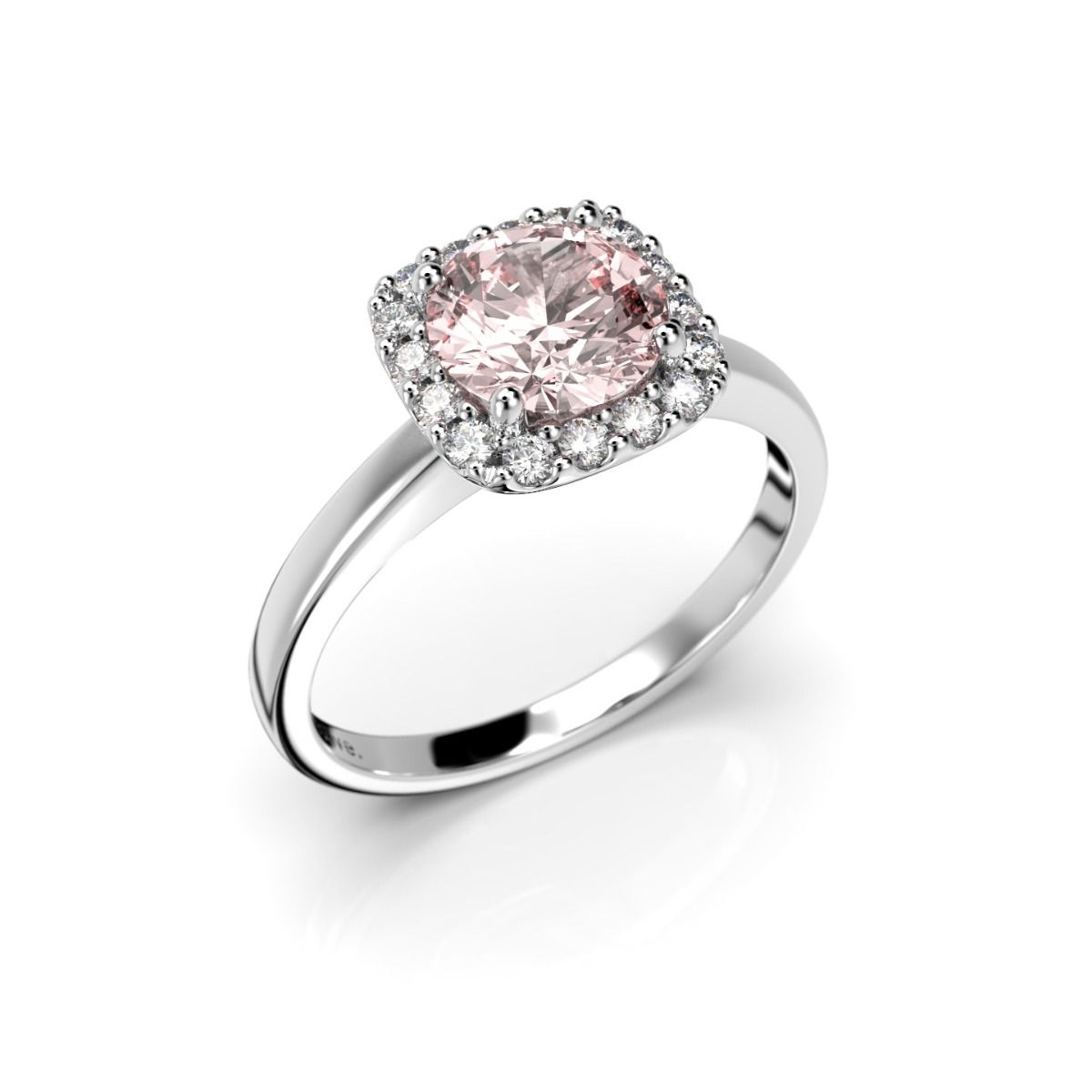 Festive Jennifer Morganiitti timanttisormus, valkokulta 638-116M-VK