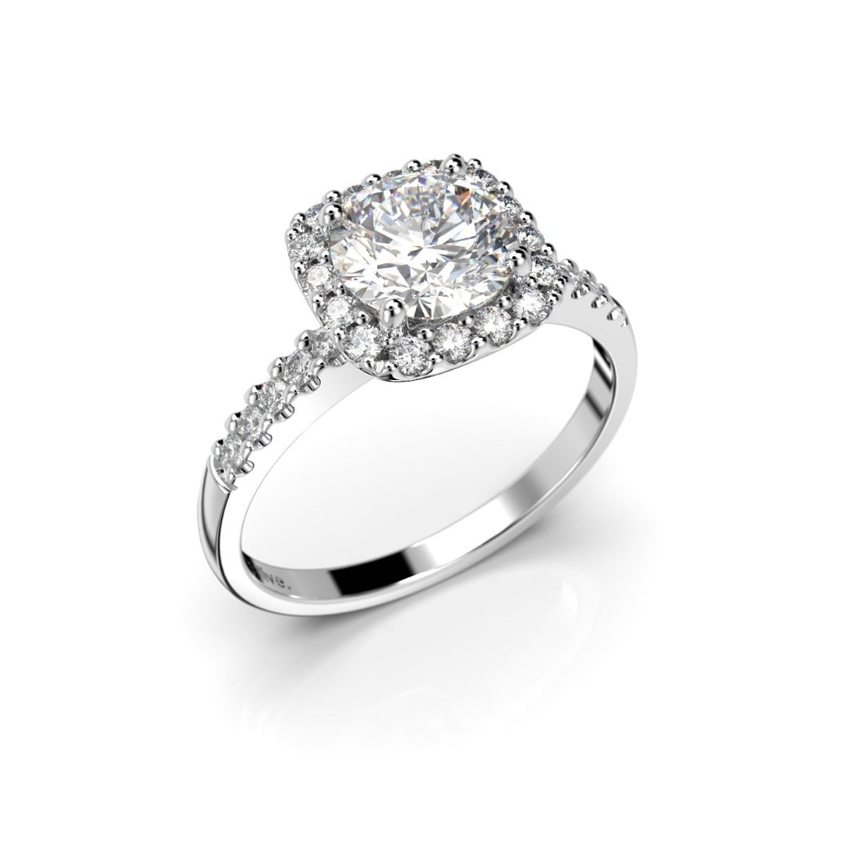 Festive Jennifer timanttisormus, platina 639-126-PT