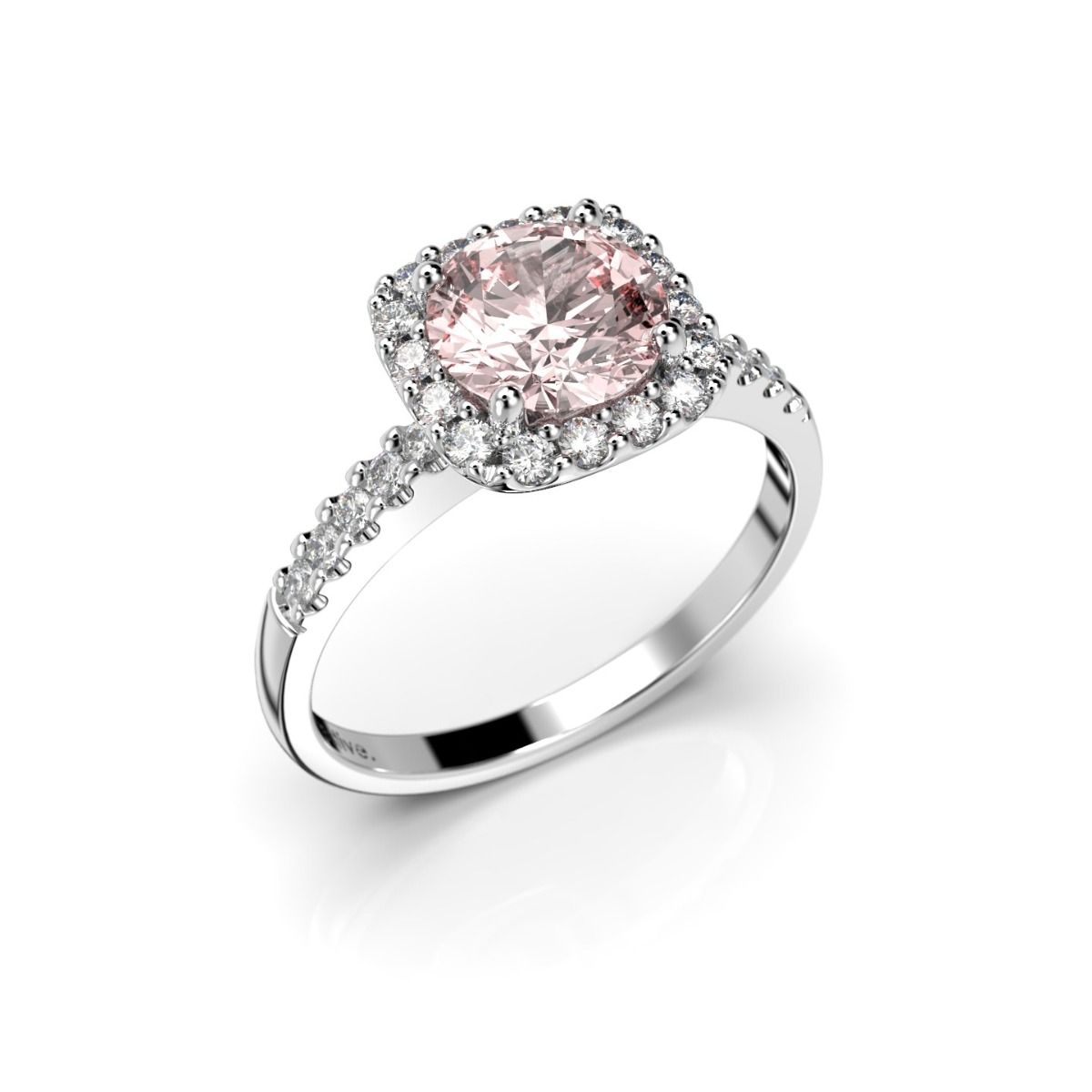 Festive Jennifer Morganiitti timanttisormus, platina 639-126M-PT