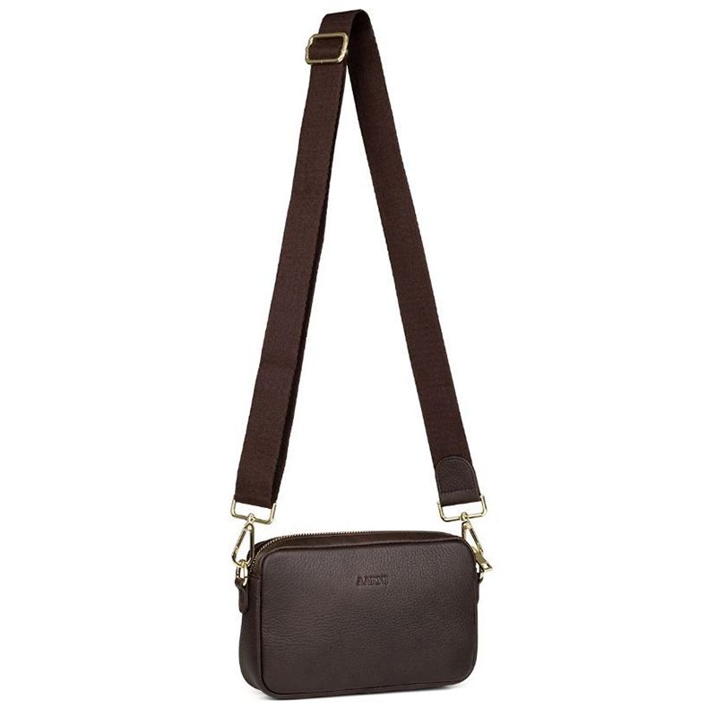 Aarni olkalaukku, tummanruskea 6430066271603