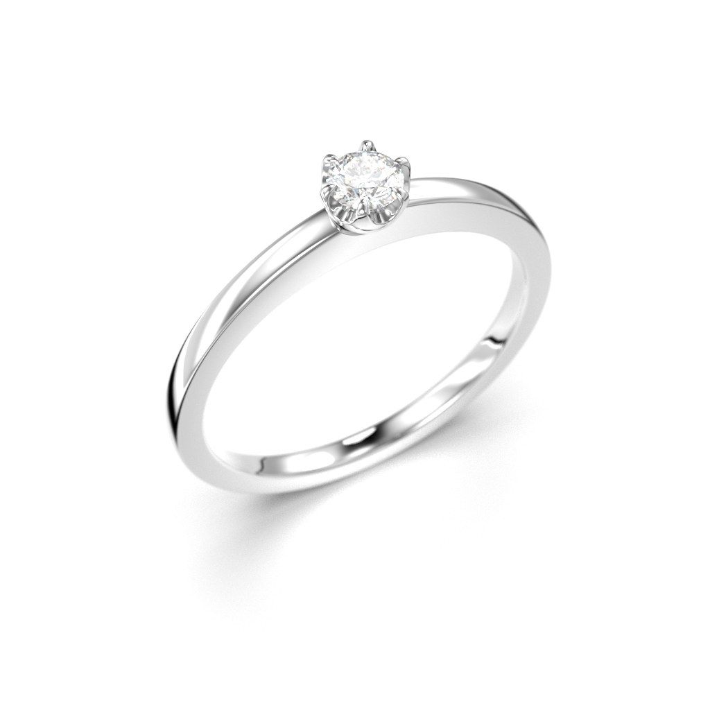 Festive Adele timanttisormus, platina 651-010-PT