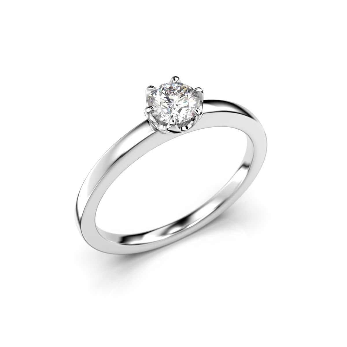 Festive Adele timanttisormus, platina 651-030-PT