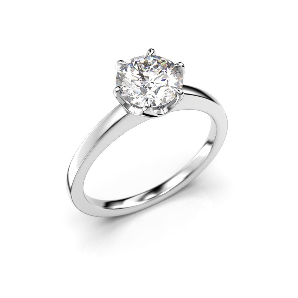 Festive Adele timanttisormus, platina 651-100-PT