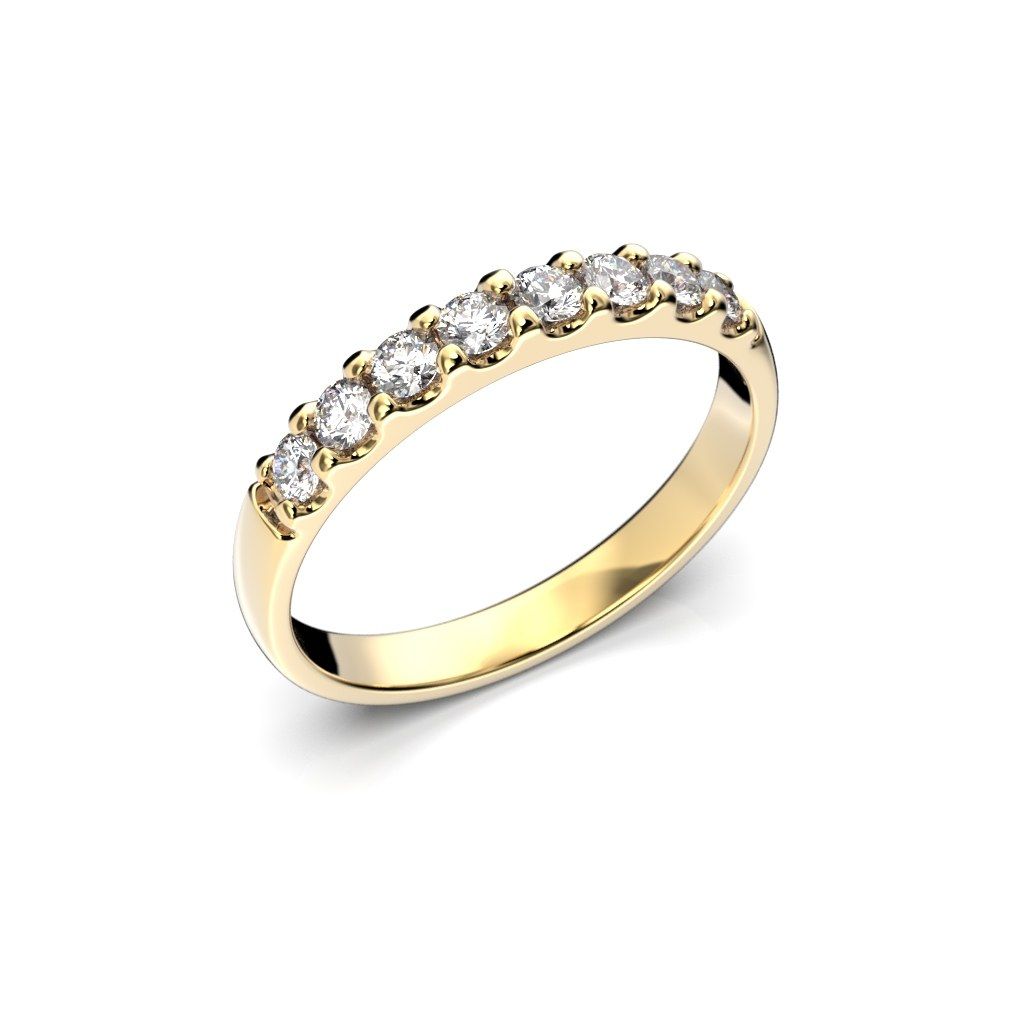 Festive Juliette timanttisormus, keltakulta 660-032-KK