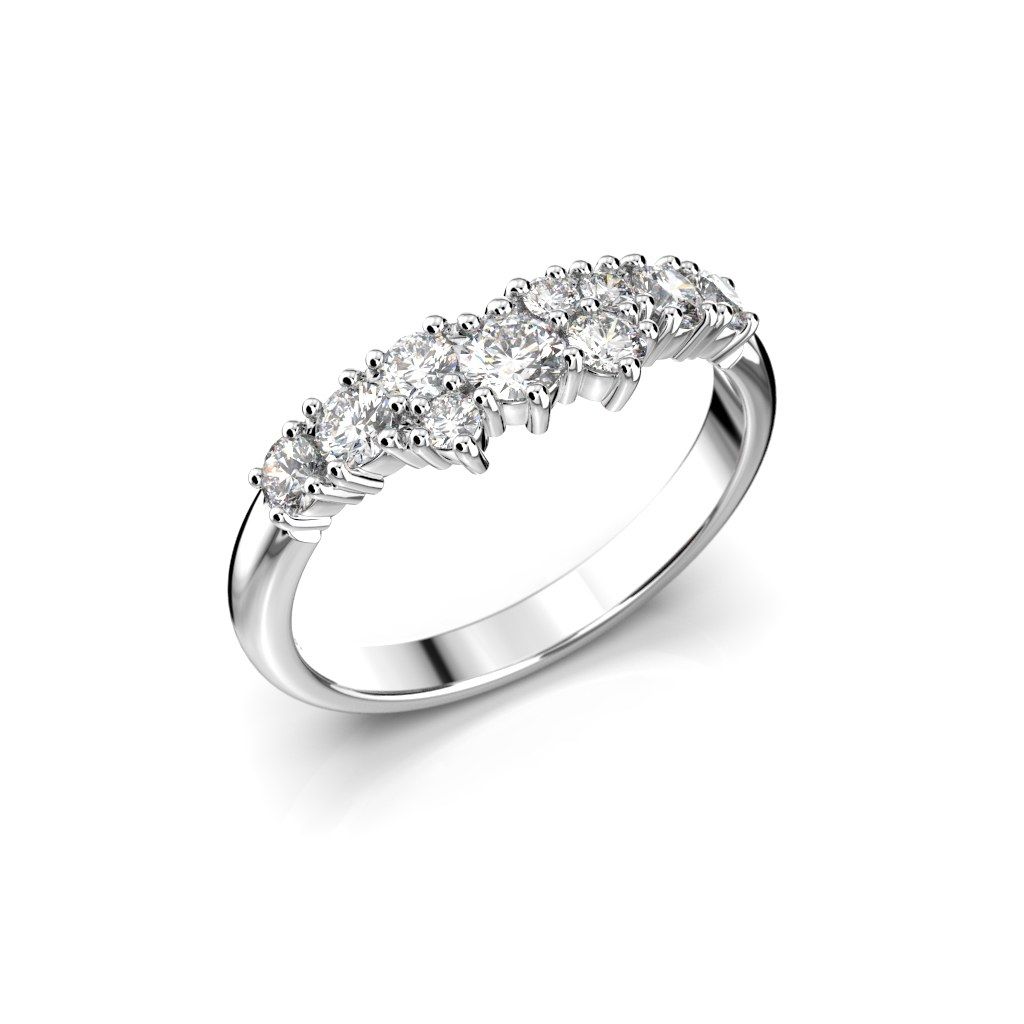 Festive Nadja Medium timanttisormus, platina 668-050-PT