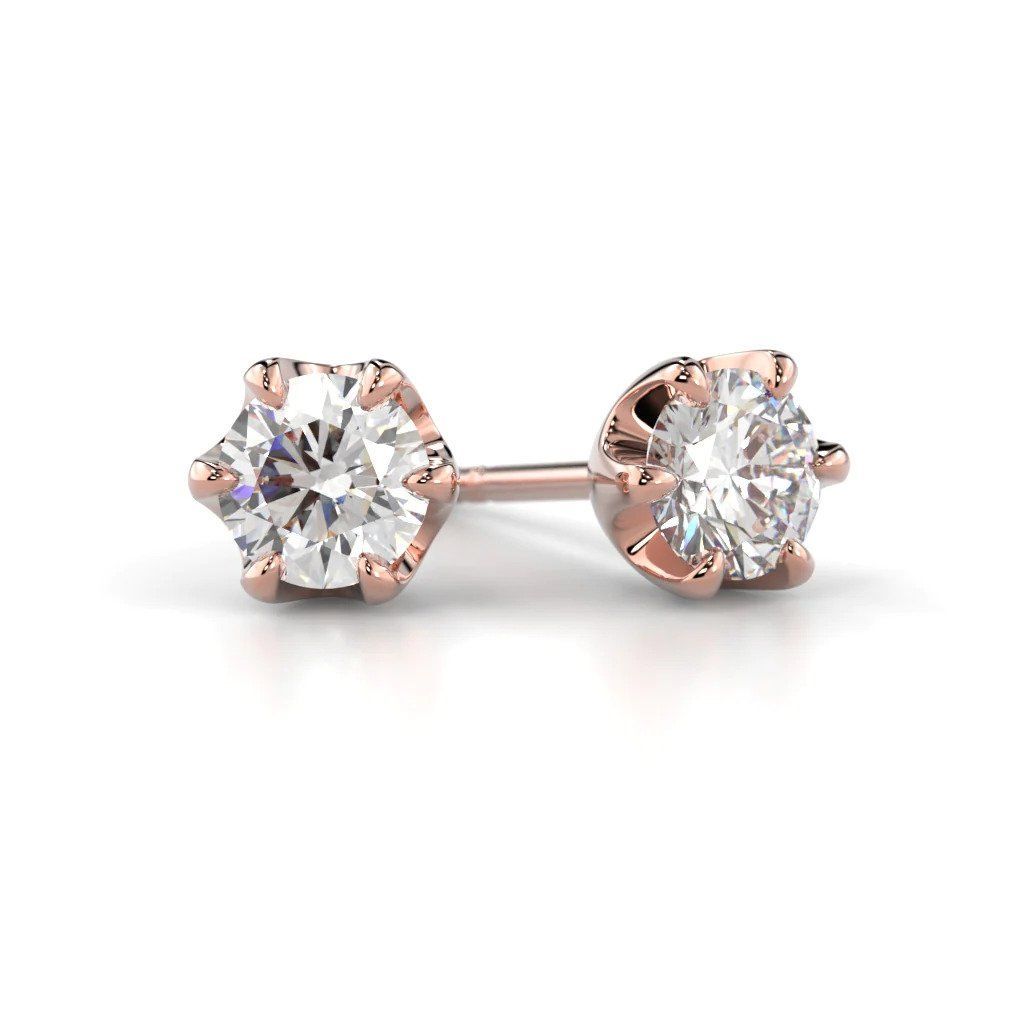 Festive Adele korvakorut, punakulta 670-060-PK