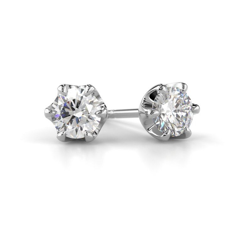 Festive Adele korvakorut, valkokulta 670-060-VK