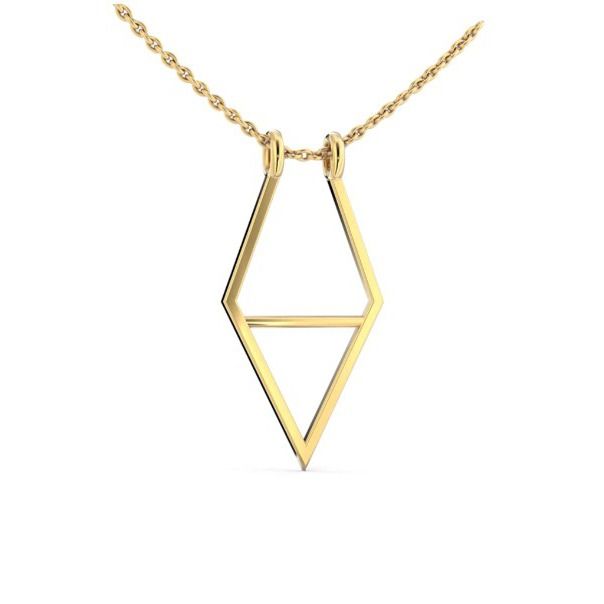 Festive Ringholder kaulakoru, L keltakulta 681-000L-KK