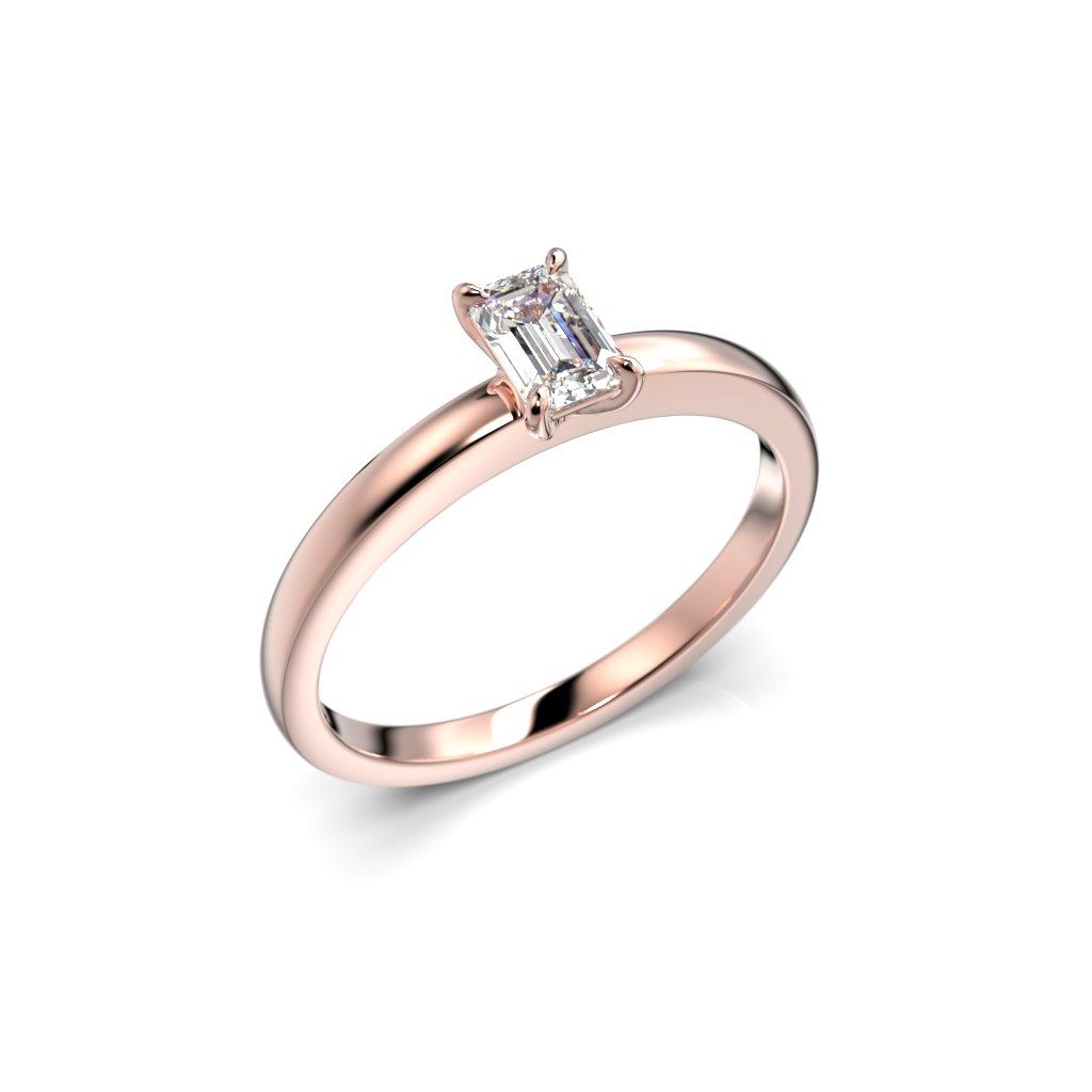 Festive Serena timanttisormus, punakulta 684-030-PK