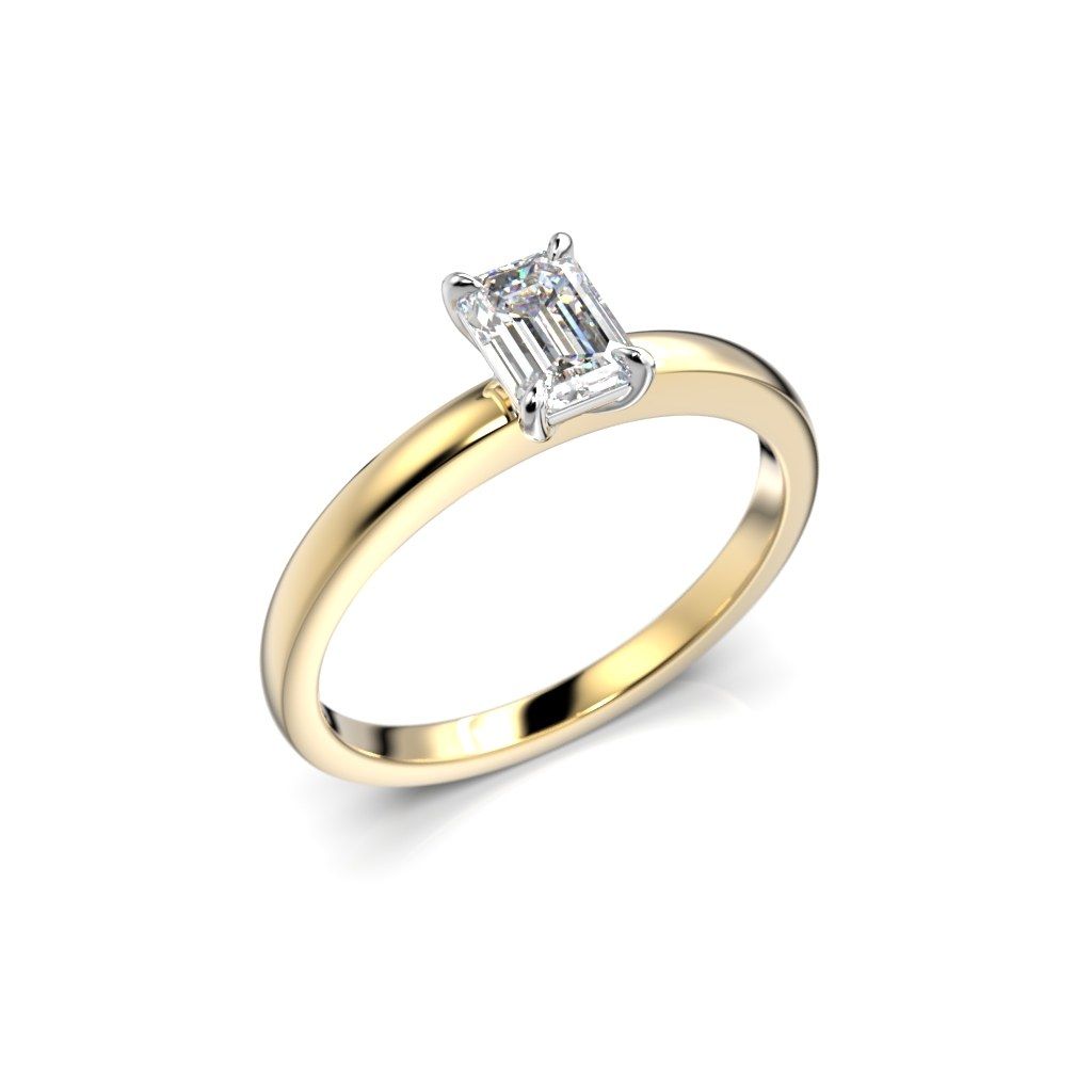 Festive Serena timanttisormus, kelta- ja valkokulta 684-050-KV