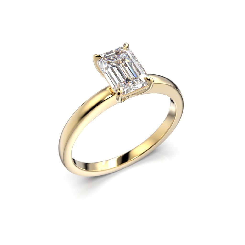 Festive Serena timanttisormus, keltakulta 684-100-KK