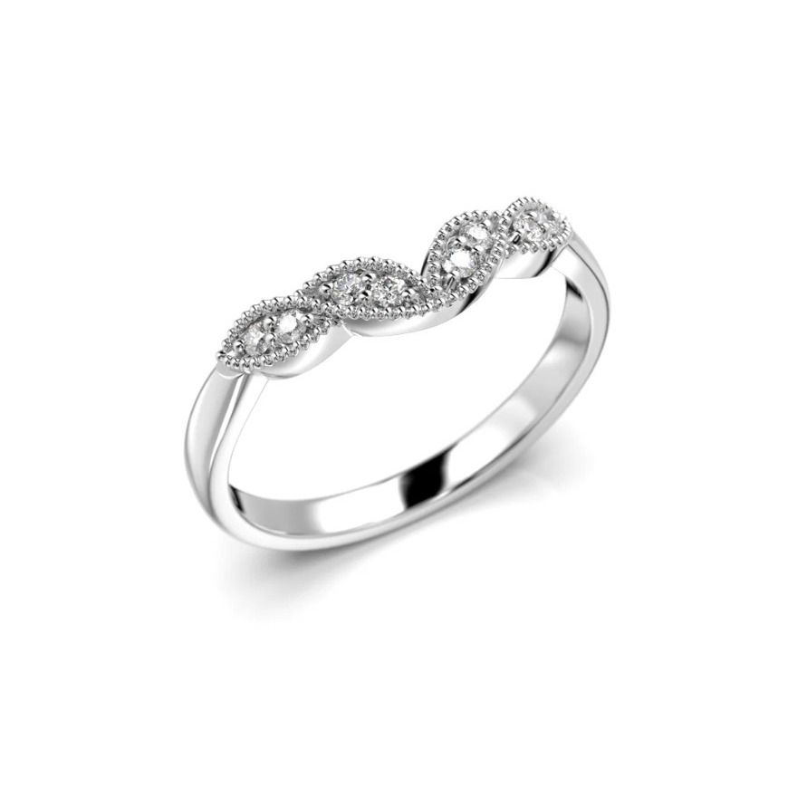 Festive Veera Side timanttisormus, platina 697-008-PT