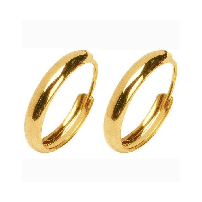 Kultaiset rengaskorvakorut 7219060000