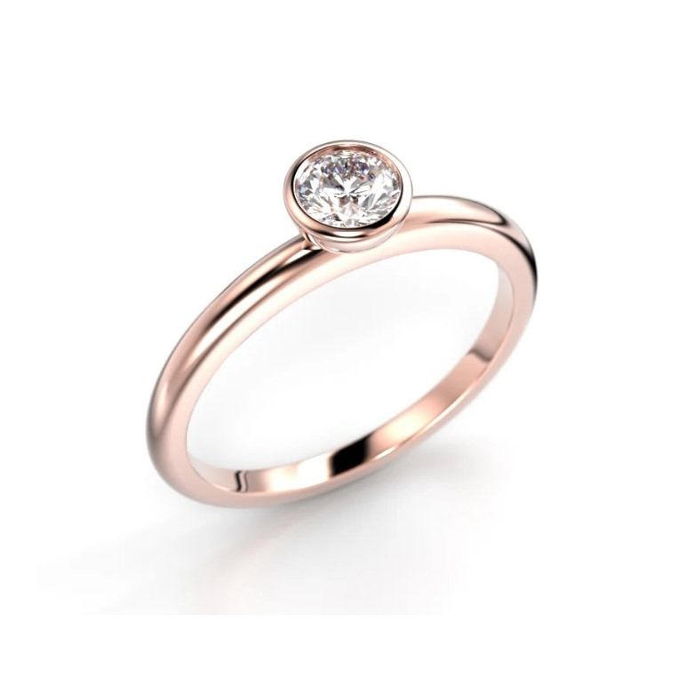 Festive Auréa Bezel timanttisormus 741-030-PK