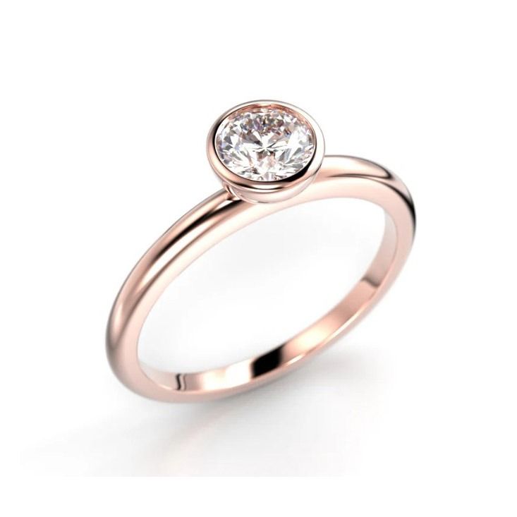 Festive Auréa Bezel timanttisormus 741-050-PK